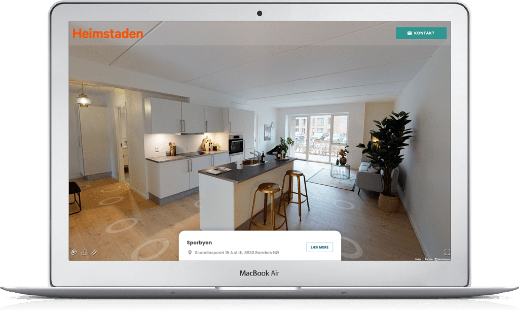 Med bolig.io får du en moderne og lynhurtig digital fremvisning af din bolig